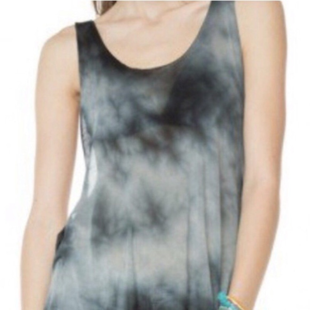 Brandy Melville tie dye tank top shirt blouse OS